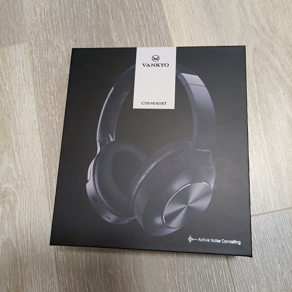 All New VANKYO C750 Bluetooth wireless noise cancelling headphones.